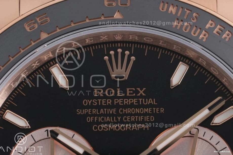 Marker Weight RG Best Black On DD VSF 798 Stick Dial Edition Oyster-flex 1:1 Gain Strap 126515 Daytona Sophisticated Sub-dial 0418